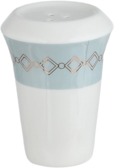 طقم تقديم سفرة بورسلان السيف غاليري، 166 قطعة، نقش فضي - أبيض رمادي product image 11