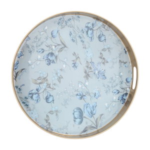 Al Saif Gallery Steel Serving Tray, 51X51X6 Cm - Gold product image