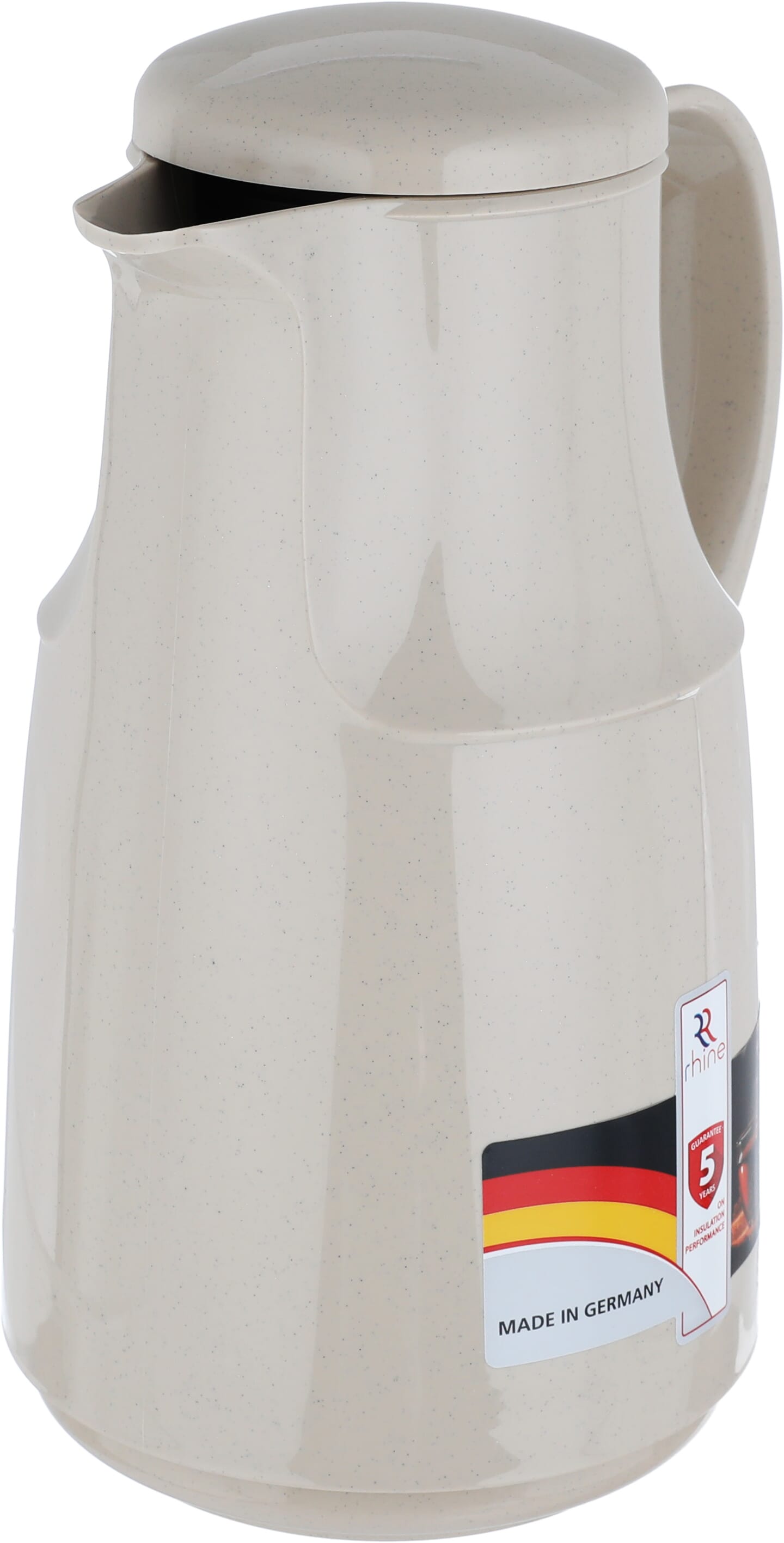 Al Rhine Marcotec ClassicThermos, 1 liter, glass inner container, plastic outer shell - brown product image 3