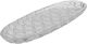 صحن تقديم زجاج السيف غاليري، 30x10x3 سم، بيضاوي - شفاف product image 1