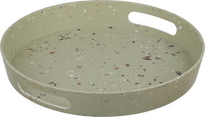 Al Saif Gallery Melamine Serving Tray, 30.6 x 30.6 x 4.7 cm, Round - Light Green product image 2