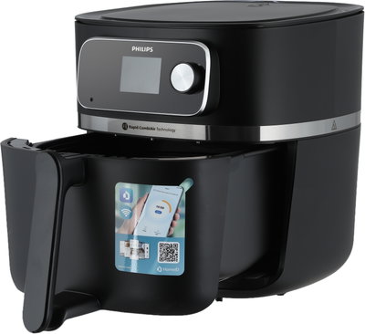 قلاية هوائية كومبي فيليبس، 2200 واط، 8.3 لتر، 22 وظيفة، HD9880/91 - اسود product image 2