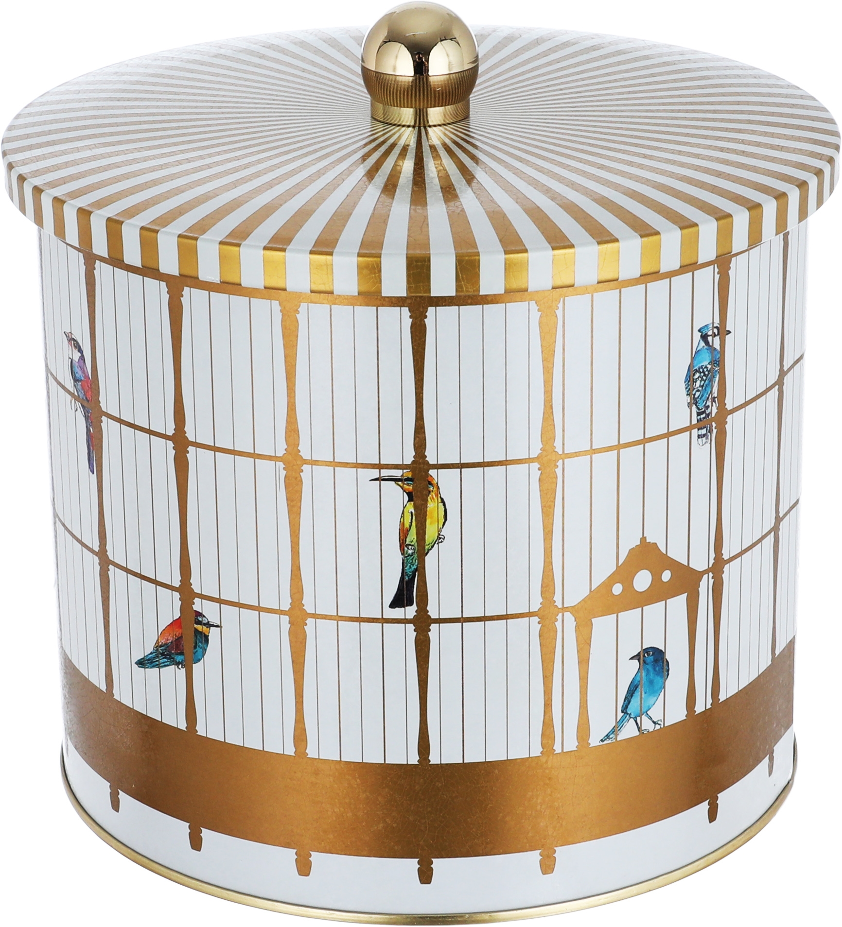 Al Saif Gallery Steel Storage Box, 3.8 Liters - White Blue product image