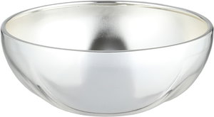 تمرية ستانلس ستيل السيف غاليري، غطاء معدني منقوش، 13 سم - فضي لامع product image 2