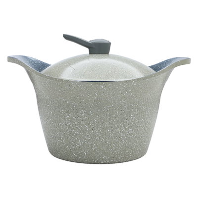 Al Saif Gallery granite cookware set, 9 pieces _ gray product image 3