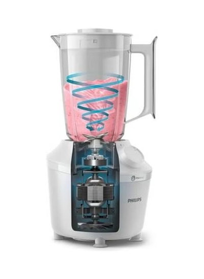 خلاط فيليبس سيريس 3000، 450 واط، 1.6 لتر، مطحنة، HR2041/10 - ابيض product image 3
