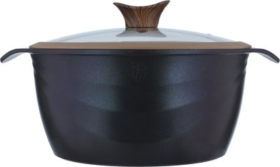 طقم قدور جرانيت نيوكلاين، 10 قطع، غطاء زجاج - ازرق غامق product image 10