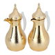 Al Saif Gallery Haila Thermos set, 1.2/1.2 litres, crystal handle, two pieces, steel inner case, steel outer case - gold product image 2