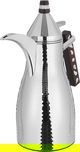 Alsaif Gallery Falwah Thermos Set, 2 Pieces, 1/1 Liter, Glass inner container, Stainless Steel Body - Silver product image 2