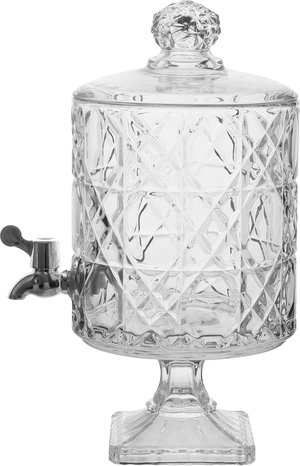 Glass Beverage Dispenser, Base, 4.5 Liters - Clear product image 2