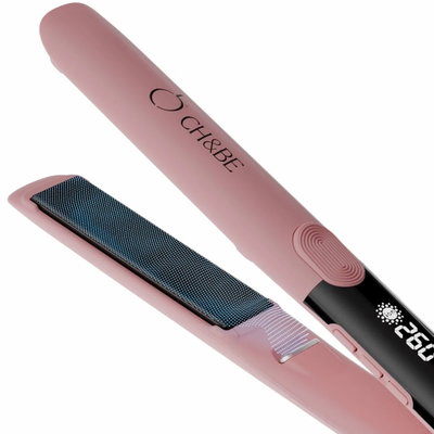Cherry & Berry Hair Straightener, 5 Heat Levels, Digital Display, CB-S06 - Pink/Black product image 3