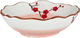 Al Saif Gallery porcelain serving plate, round, deep - colored product image 1