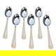 طقم ملاعق حلا استيل السيف غاليري، 6 قطع - فضي product image 3