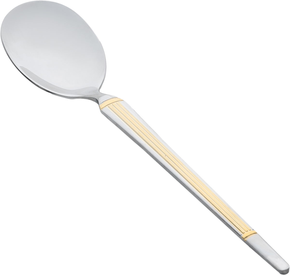 Al Saif Gallery steel cutlery set, 72 pieces - golden silver product image 24