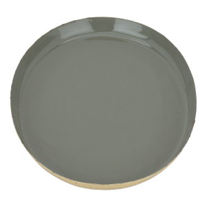 Al Saif Gallery Steel Sweet Serving Plate, Round - Light Green product image 2