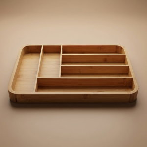 صندوق ملاعب خشب السيف غاليري، 6 خانات - بيج product image