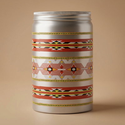 علبة ألمنيوم السيف غاليري، 750 مل، شكل سدو - رمادي product image 1