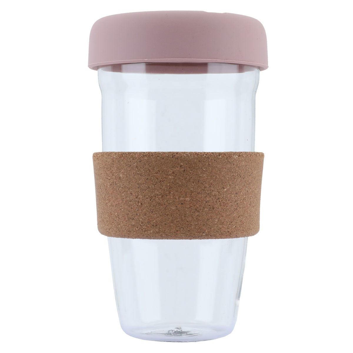 Al Saif Gallery Glass Mug, 16 oz, Lid - Clear product image 1