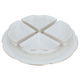 Al Saif Gallery porcelain yogurt set, round plate, 5 pieces - white product image 1