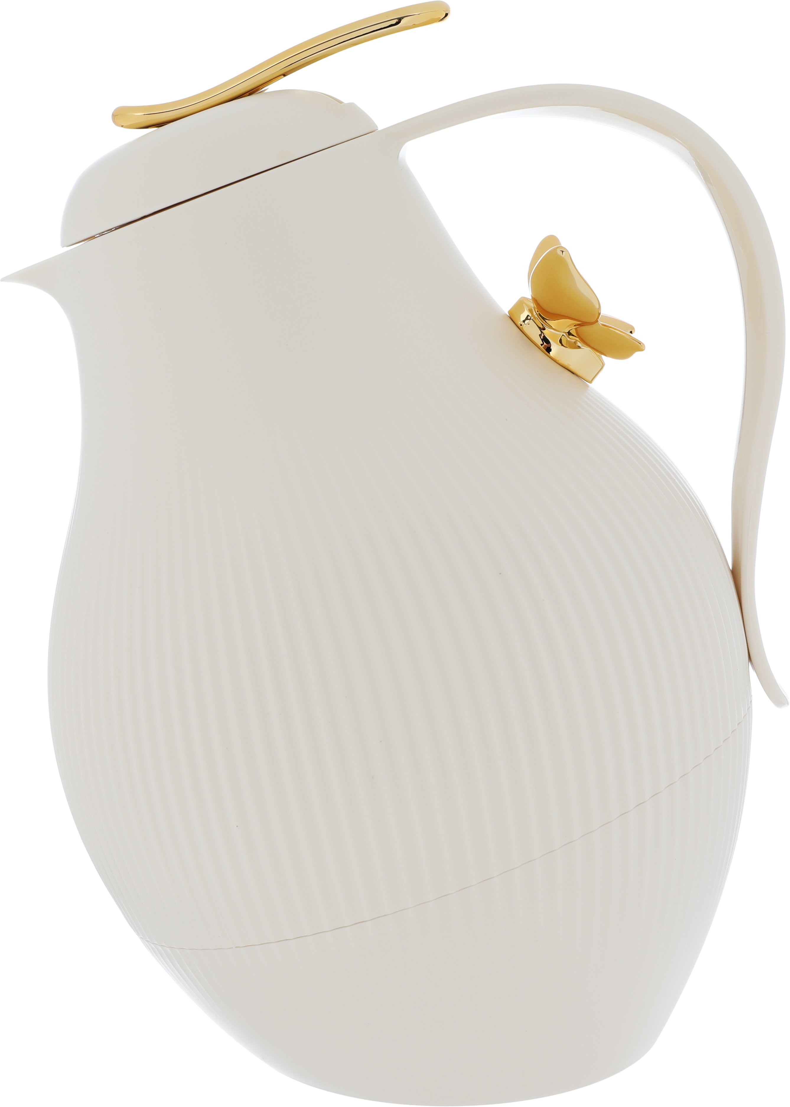 Al Saif Gallery Dora thermos, 1.5 liters, thermal glass inner container, plastic outer shell - white product image 1