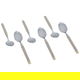 Al Saif Gallery steel tea spoon set, 6 pieces, engraved - gold silver product image 2
