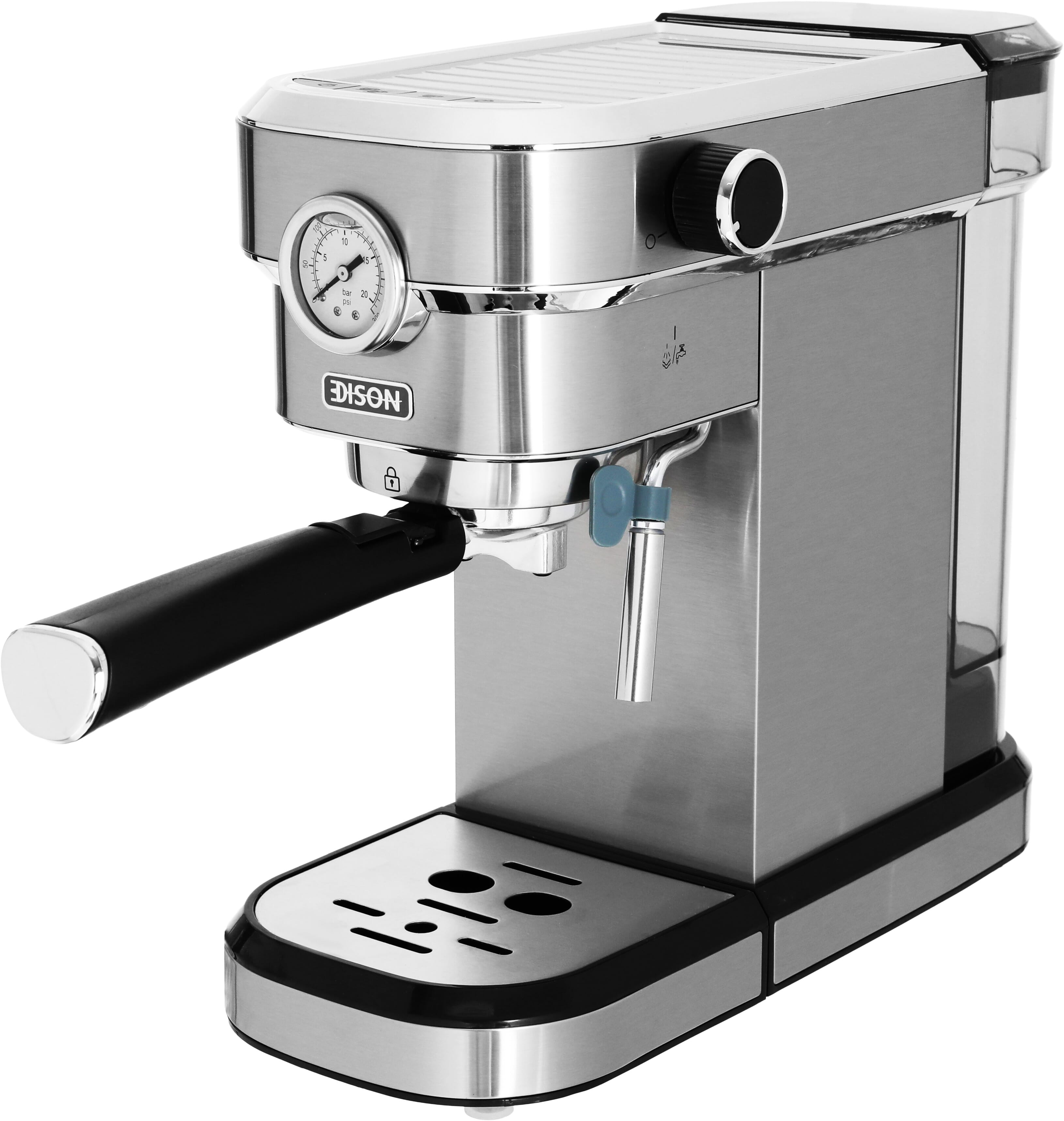 Edison Espresso and Coffee Maker, 1350 Watt, 1.1 Liter, SCM-01586 - Silver product image
