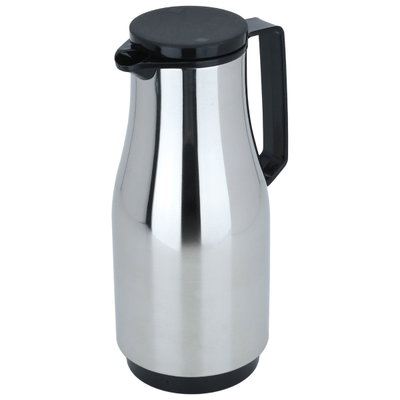 ترمس هيليوز، 1.5 لتر، حافظة داخلية زجاج - فضي اسود product image 3