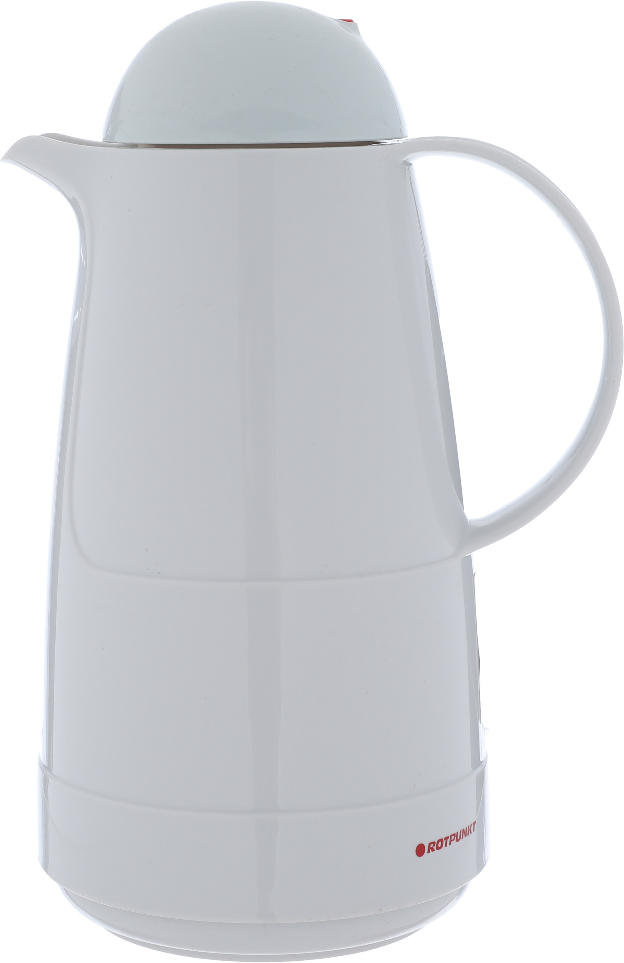 Rotpont thermos, 1 liter, thermal glass inner container, plastic outer shell - white product image