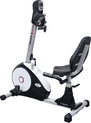 دراجة تمارين هيلثي كير، وزن حتي 100 كجم، شاشة 2 بوصة، LCD، 8 مستويات - اسود product image