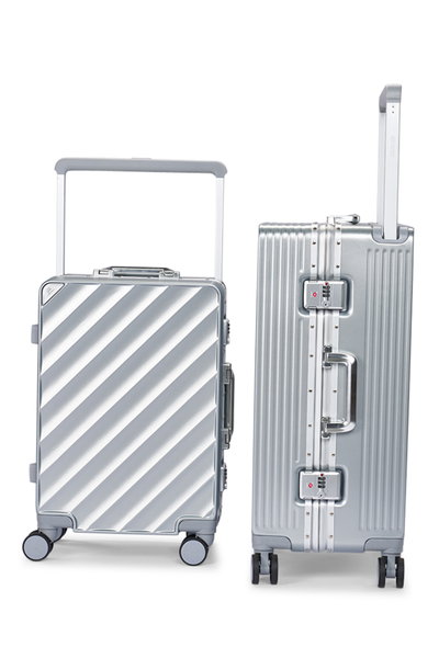 Limra LMA-1902 Polycarbonate Luggage Set, 2 Sizes, 4 Wheels - Silver product image 3