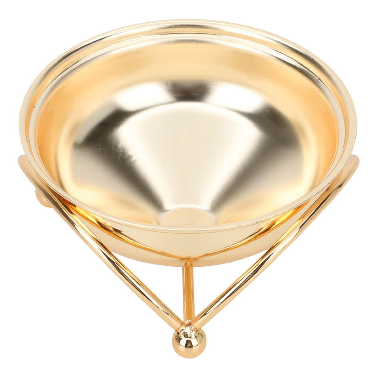 Alsaif Gallery Tamriya with lid and base, 14x14x8 cm - gold product image 2