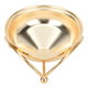 تمرية بغطاء وقاعدة استيل السيف غاليري، 14x14x8 سم - ذهبي product image 2