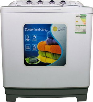 غسالة نصف اوتوماتيك دانسات، 8.5 كجم، حوضين، تحميل علوي، DWT1221LW - ابيض product image