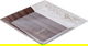 صينية تقديم بلاستيك السيف غاليري، 23×23×3 سم، مربع- أبيض بني product image 2