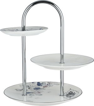 شيالة حلا بورسلان ستانلس ستيل السيف غاليري، 3 ادوار، يد ستانلس ستيل، نقش مشجر - متعدد الالوان product image