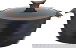 طقم قدور جرانيت نيوكلاين، 10 قطع، غطاء زجاج - ازرق غامق product image 11