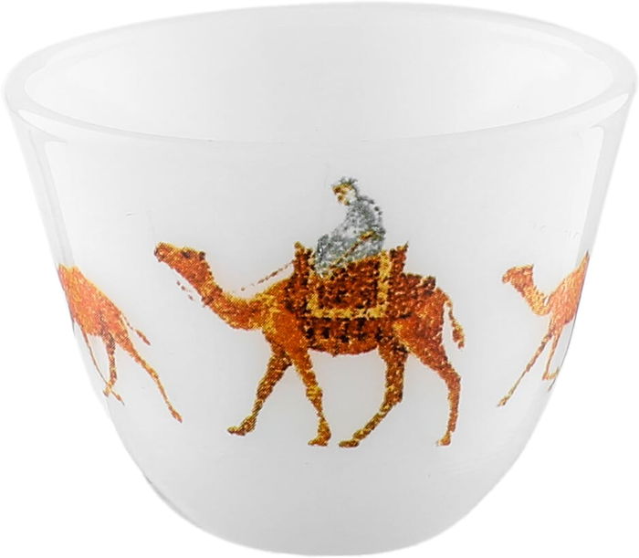 Al Saif Gallery Porcelain Arabic Coffee Cups Set, 12 Pieces - White product image 2