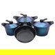 Al Saif Gallery granite cookware set, 7 pieces - dark blue product image 1