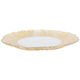 صحن زجاج السيف غاليري، 2×26 سم، شكل وردة دائري - شفاف ذهبي product image 1