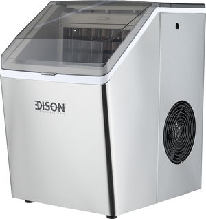 صانعة الثلج ستانلس استيل إديسون، 3 لتر، 135 واط، 39.4x29.3x41.9 سم، شاشة عرض LED، ثلاث أحجام للثلجK IMC2000A-CB - أسود فضي product image