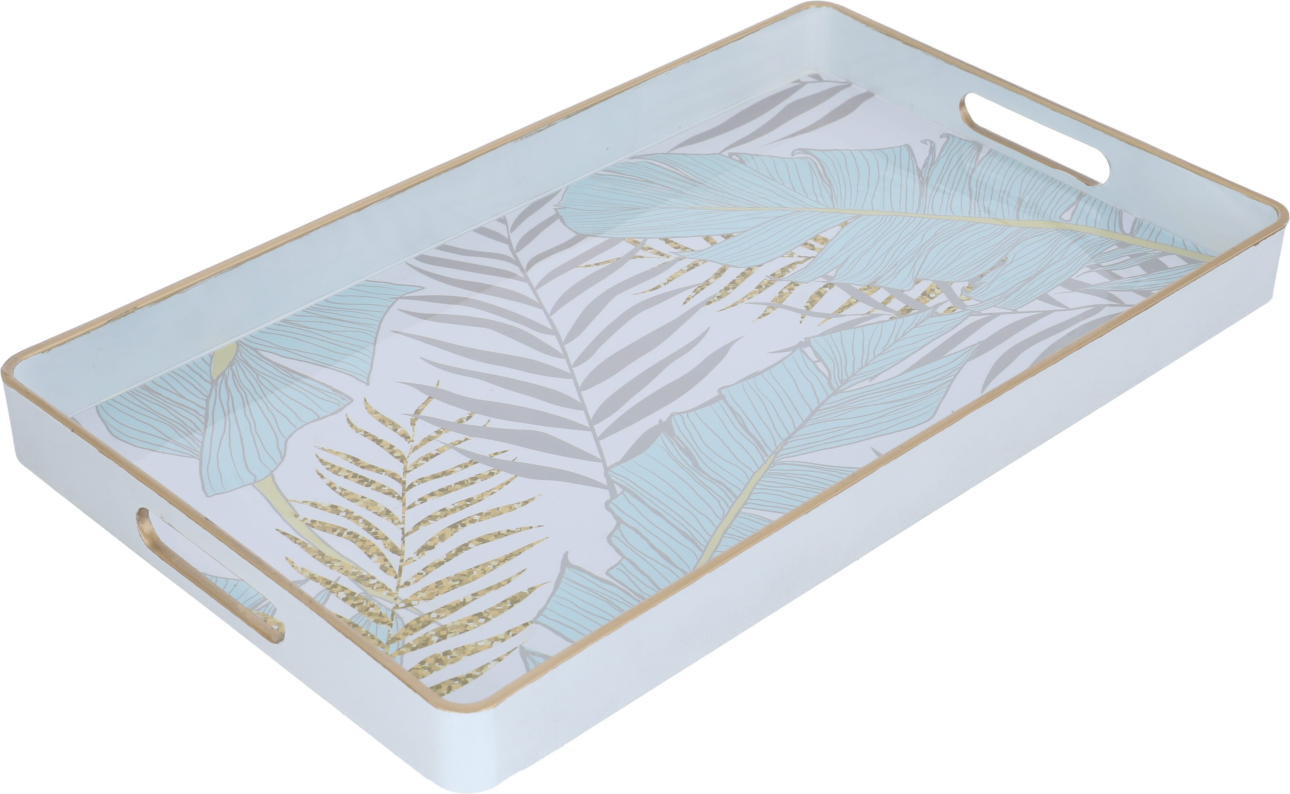Al Saif Gallery plastic serving topper, 4×24×40 cm, rectangular - white product image 2