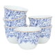 Al Saif Gallery Victoria Porcelain Coffee Cups and Teapots Set, 26 Pieces - White Blue product image 3
