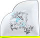 Al Saif Gallery porcelain yogurt set, 5 pieces, engraved - white product image 10