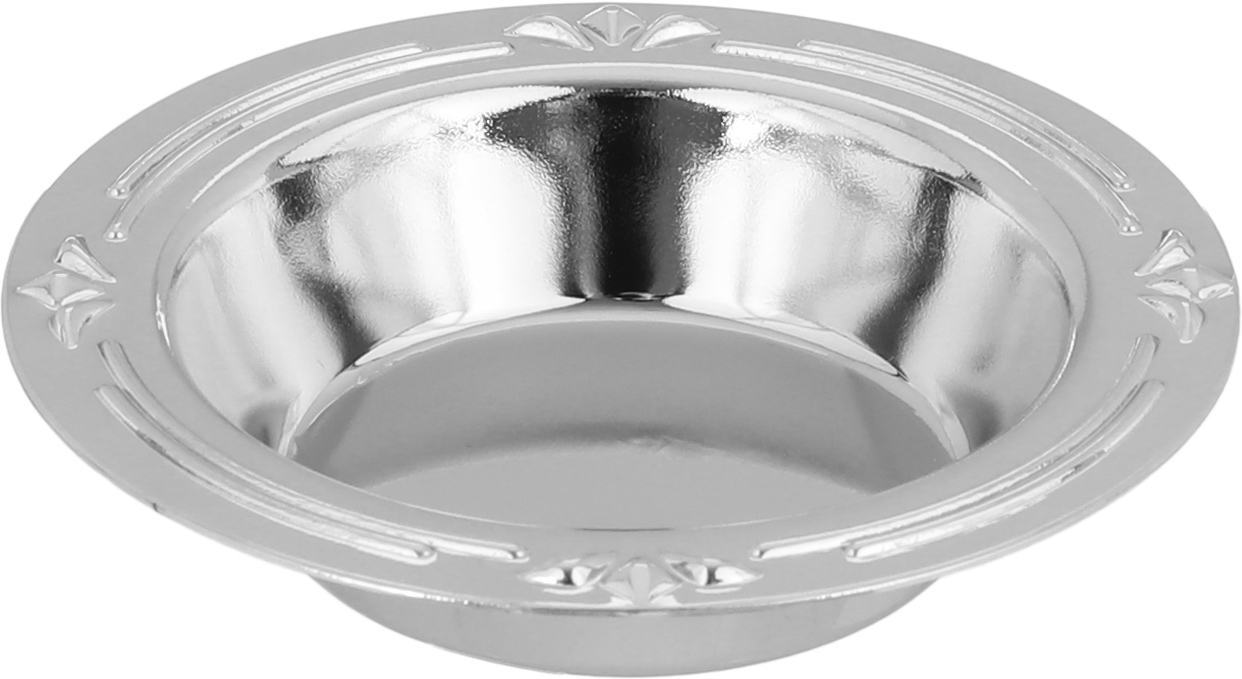 طقم تقديم استيل، 3 قطع مع تمرية - فضي product image 3