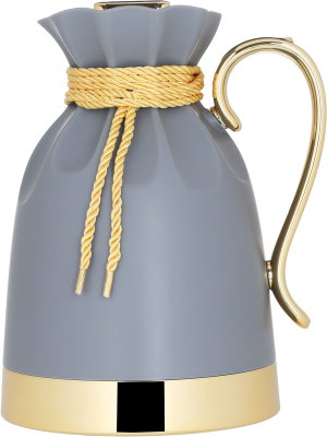 Balqis Everest Thermos, 1 Liter, Inner Glass, Pressure Cooker - Dark Grey product image 2