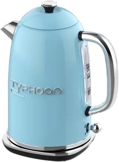 غلاية كهربائية تايفون، 2200 واط، 1.8 لتر، يد فضي، TY-01-002 BL - ازرق product image 2