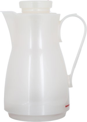 Rotpont thermos, 1 liter, glass inner container, plastic outer shell - white product image 2