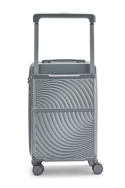 طقم شنط سفر بولي كربونات ليمرا، 20 24 بوصة، 4 عجلات، بزاوية 360 درجة، OT-9003 - فضي product image 5