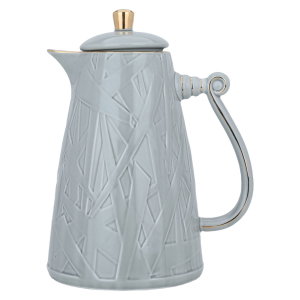 Al Saif Gallery porcelain thermos, 1 liter - gray product image 2