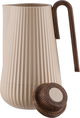 Glory Sumo Thermos, 1 liter, wooden handle, glass interior, pusher - light wood brown product image 4